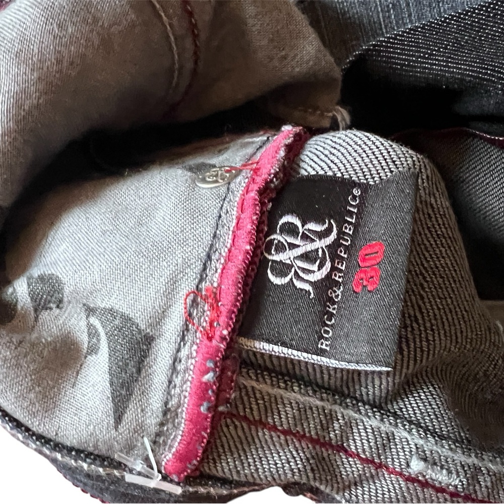 Rock & Republic Dark Gray Jeans size 30. NWT